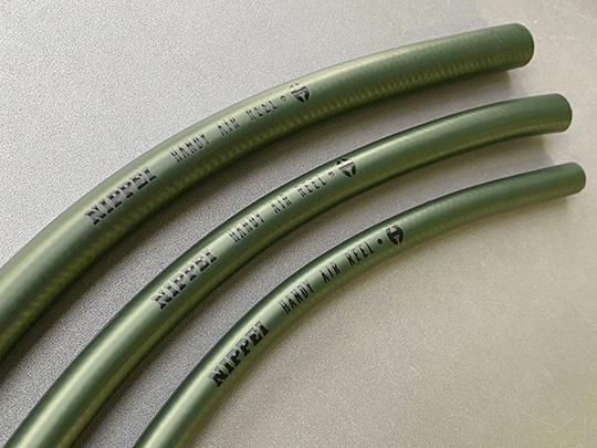 日平機器 日平 タフティーエアーリール ホース内径6.4×外径10mm HAP-210JT-BL [A230101] □日平 タフティーエアーリール ホース内径6.4×外径10mm HAP210JTY